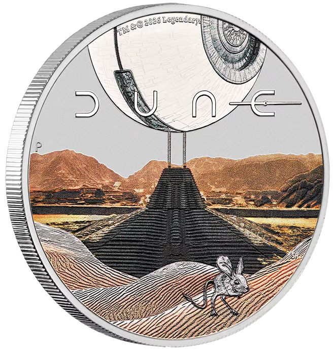 Perth Mint 2026 Dune 1oz Silver Coloured Coin