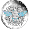 2026 Australian Native Bees – Teddy Bear Bee 1oz Silver Proof Hologram Coin