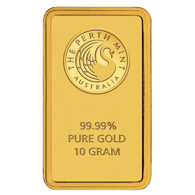 Perth Mint 10g .9999 Gold Minted Bar