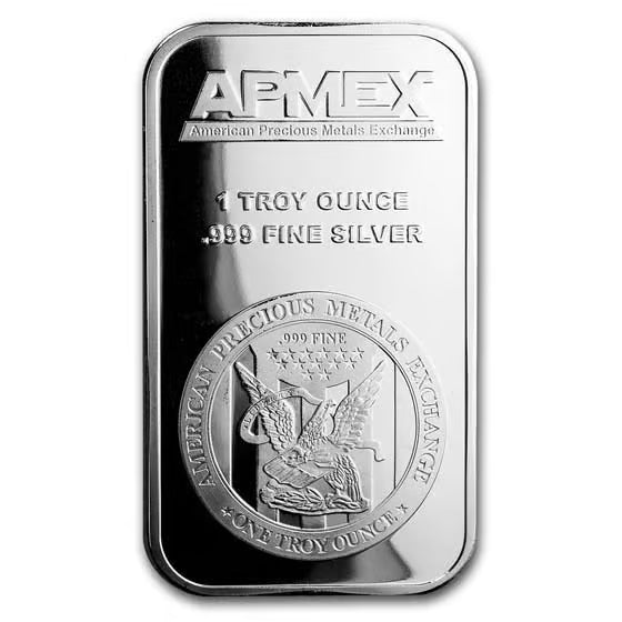 APMEX 1oz .999 Fine Silver Bullion Bar