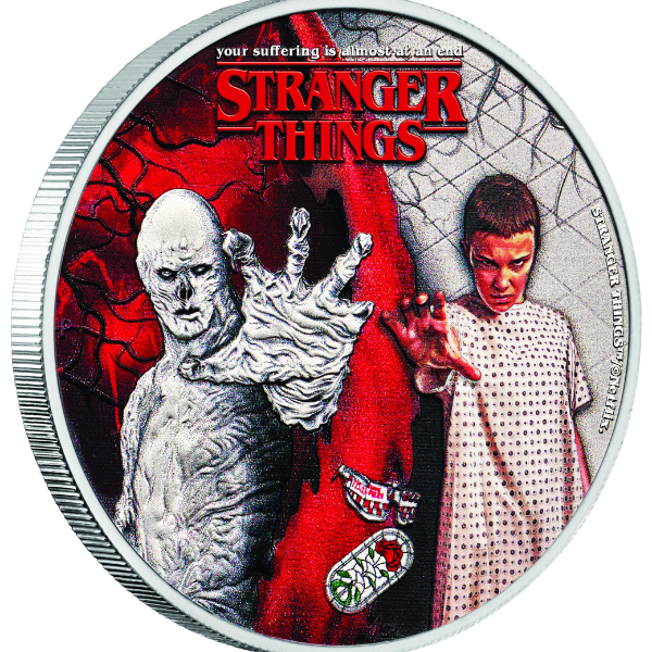 Stranger Things - Eleven & Vecna 2026 50c Colour 1/2oz Silver Uncirculated Coin