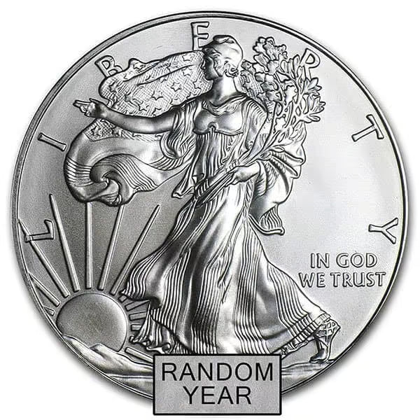 US Mint American Eagle 1oz Silver Bullion Coin – “Secondary” Random