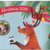 2019 MERRY CHRISTMAS $1 STAMP & COIN COVER PNC