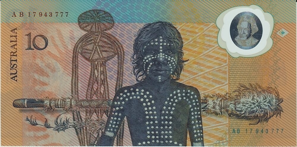 1988 $10 Bicentennial First Issue Banknote – Johnston/Fraser