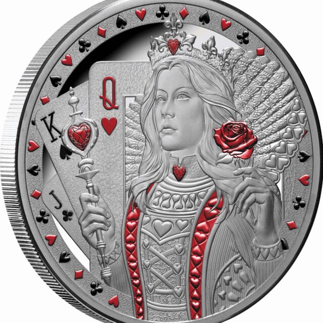 2026 Queen of Hearts $1 1oz Silver Proof Coin