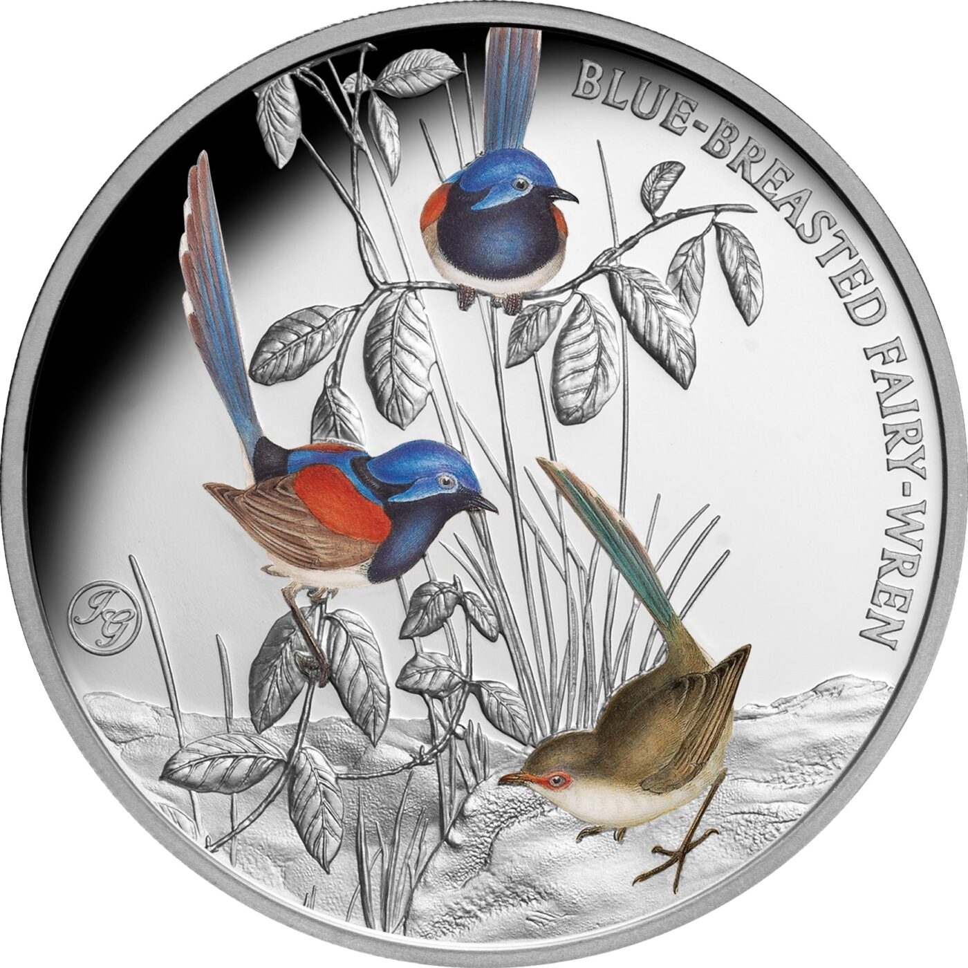 2026 Birds of Australia Blue-breasted Fairy-wren 1oz Silver Proof Coin