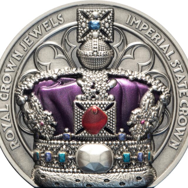 2026 Imperial Crown $5 2oz Silver Antiqued Stand-Up Coin