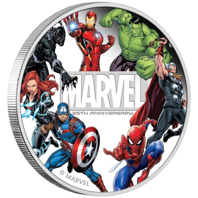 2024 1/2 oz Silver Proof Coloured Marvel Coin
