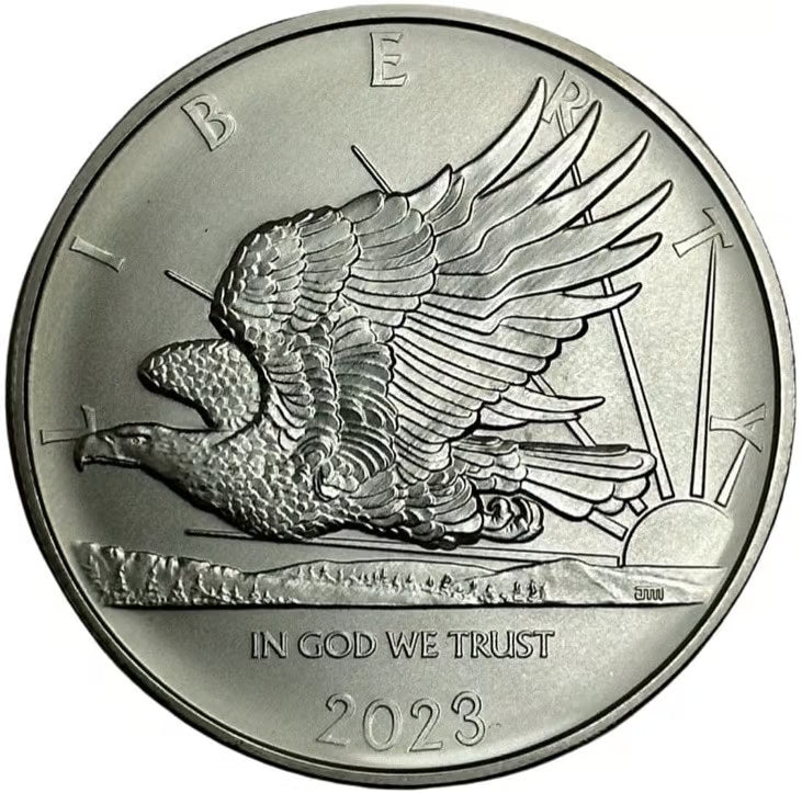 2023 John Mercanti Eagle 1oz Silver Coin Samoa .999 Fine Silver