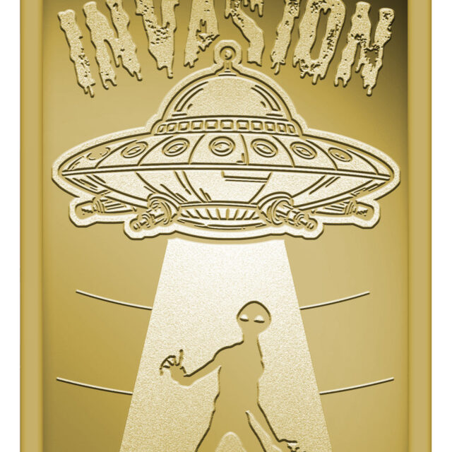 2026 Liberia Alien Invasion 1/200oz Gold Proof Coin