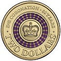$2 Purple Poppy Commemorative Coin - Circulated