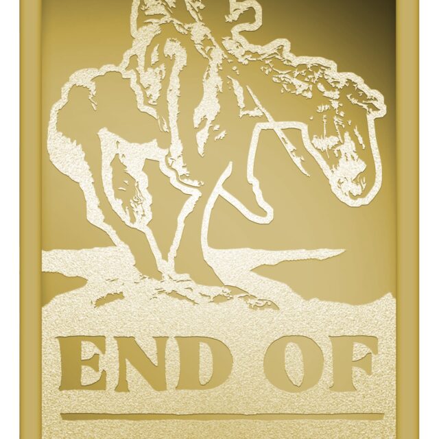 2026 Liberia End of Trail 1/200oz Gold Proof-Like Coin