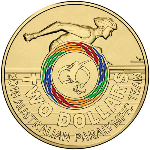 $2 Paralympic Commemorative Coin - Circulated