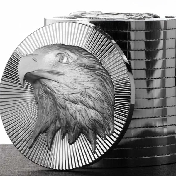 Scottsdale Mint Eagle Stacker 1oz Silver Bullion Round