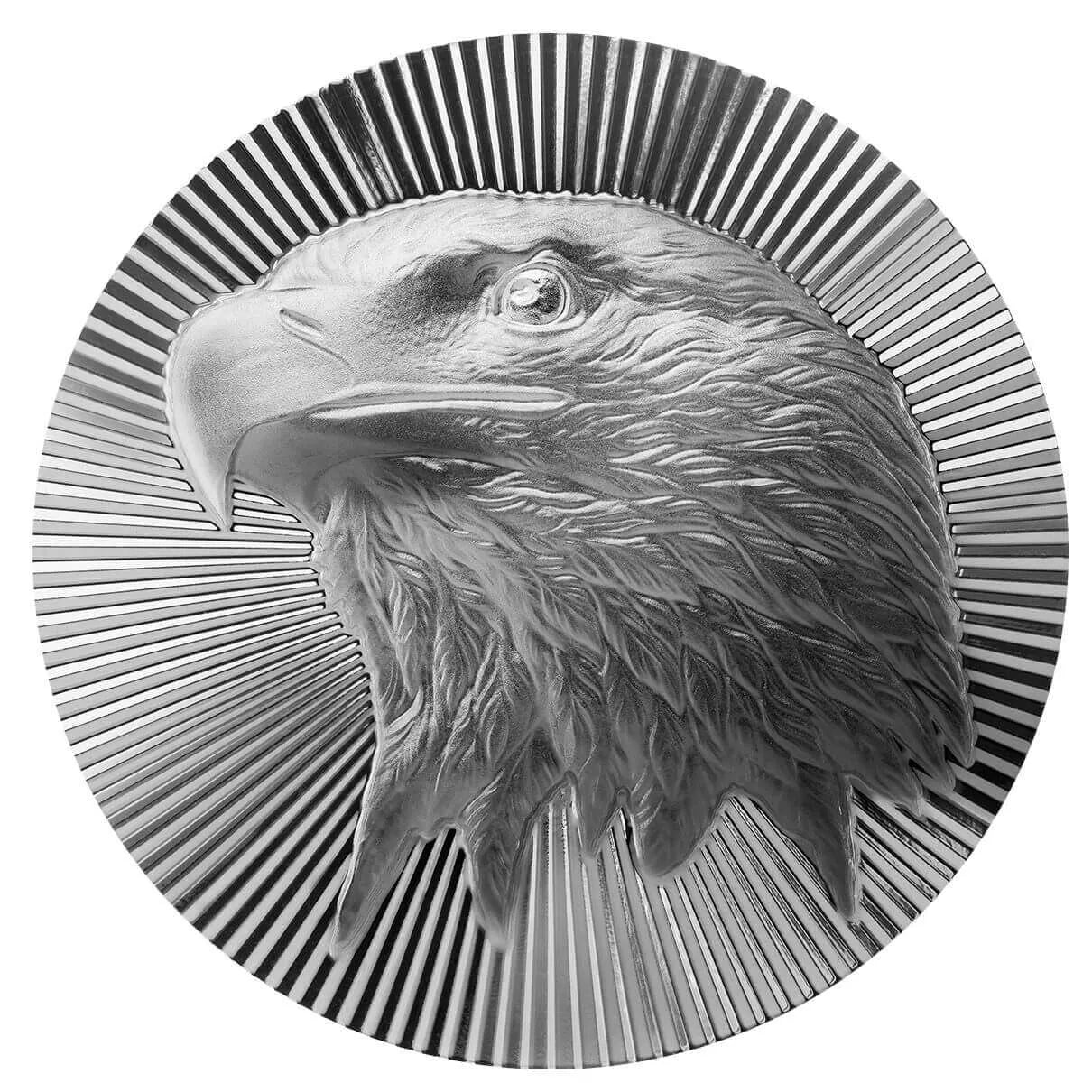Scottsdale Mint 5oz Silver Eagle Stacker Bullion Round – .999 Fine Silver