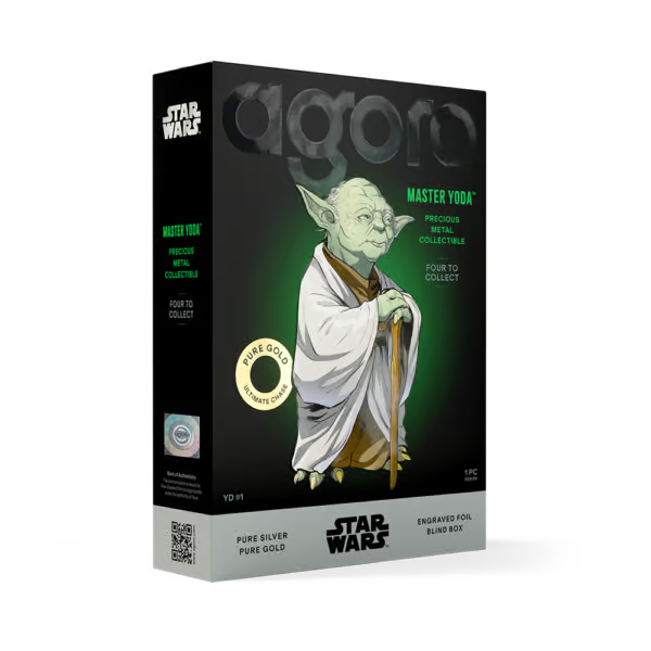 Star Wars Master Yoda 2026 5g Silver Foil Blind Box