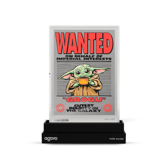 2026 Grogu “Wanted” 5g Silver Foil – The Mandalorian™