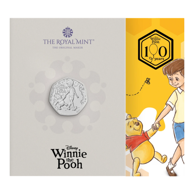 100 Years of Winnie the Pooh – Loyalty 2026 UK 50p Brilliant Uncirculated Coin