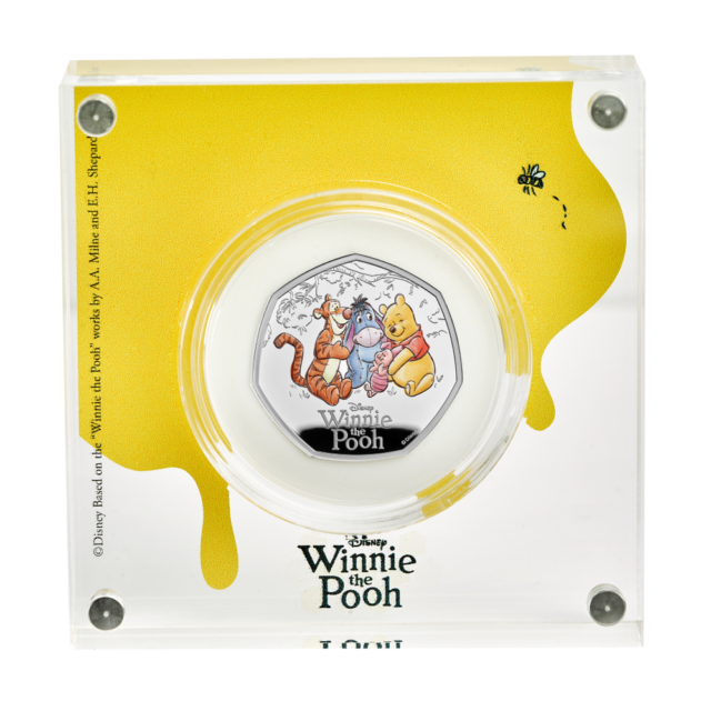 2026 100 Years of Winnie the Pooh™ – Friendship 50p Silver Proof Colour Coin