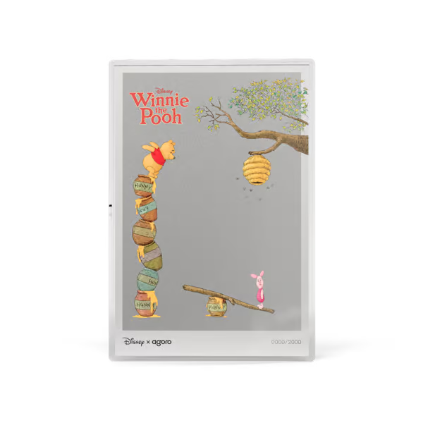 Winnie the Pooh – Winnie & Piglet 2026 $1 5g Silver Foil Coin (Niue)