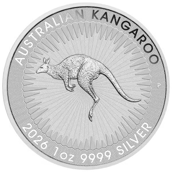 2026 Perth Mint Kangaroo 1oz Silver Coin
