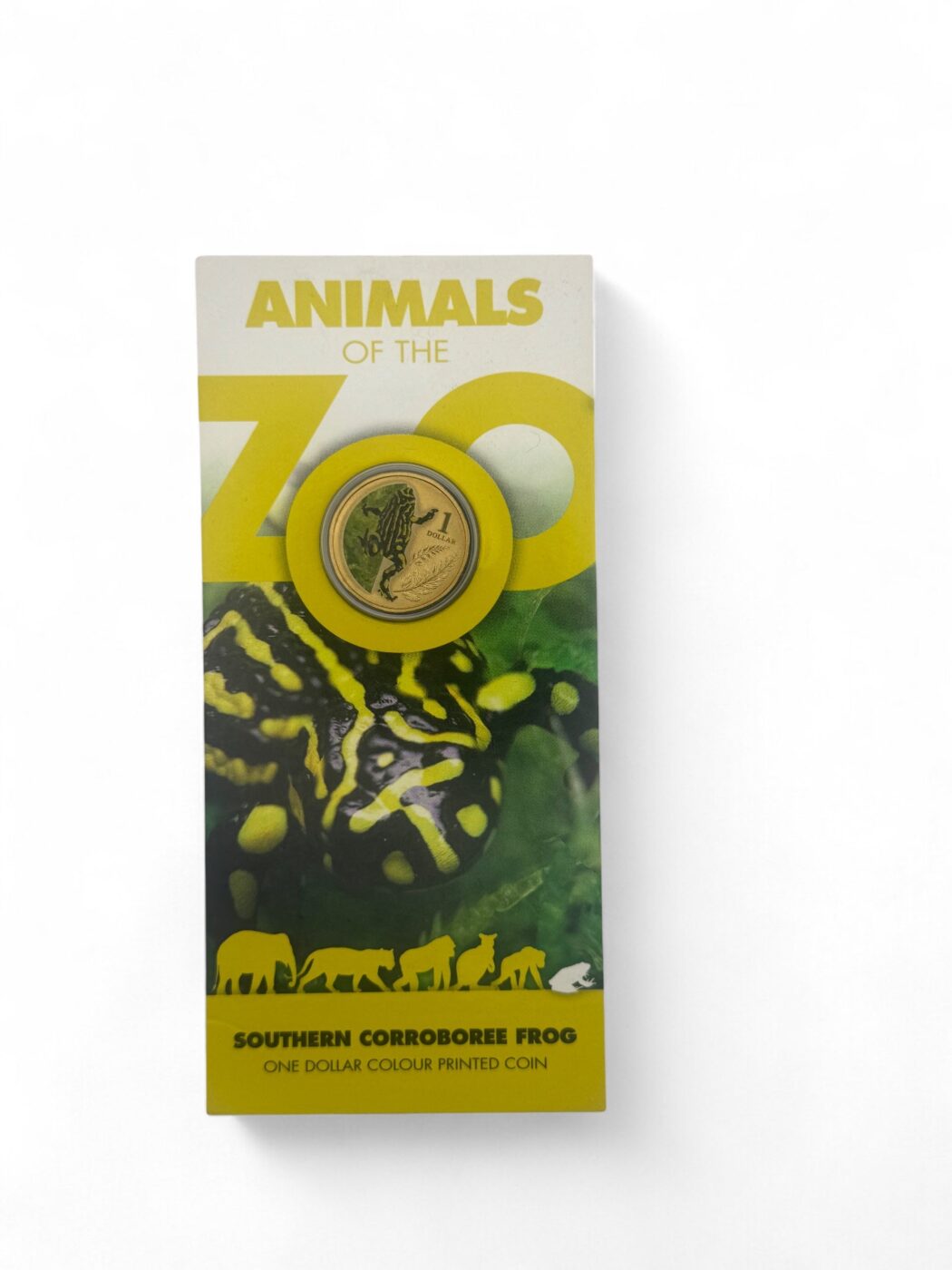 2012 “Zoo Animals” Southern Corroboree Frog $1 Al-Bronze UNC Coin