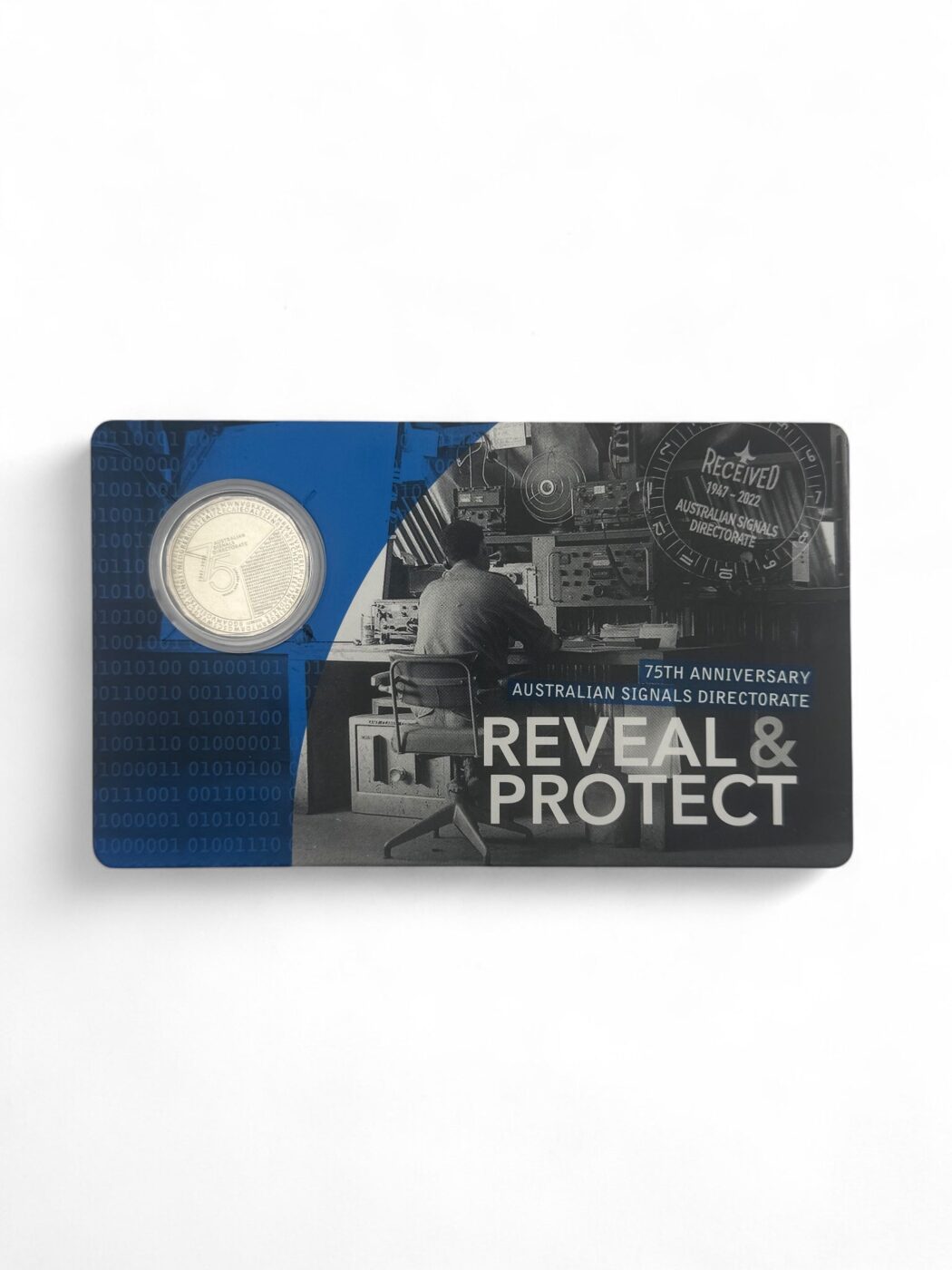 2022 50c 75th Anniversary of the Australian Signals Directorate – “Reveal and Protect” Uncirculated Coin