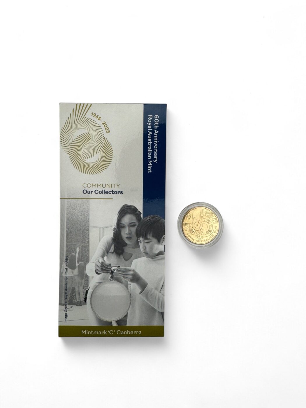 60th Mint Anniversary Mintmark 2016 $1 Coin