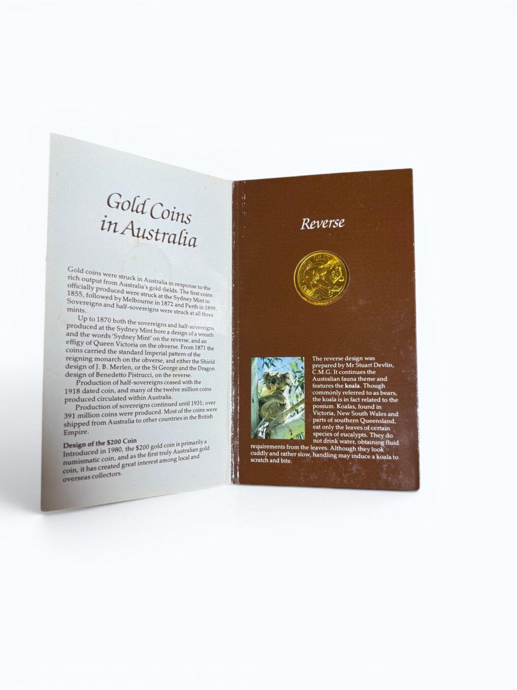 1984 Australian Koala $200 Gold Coin