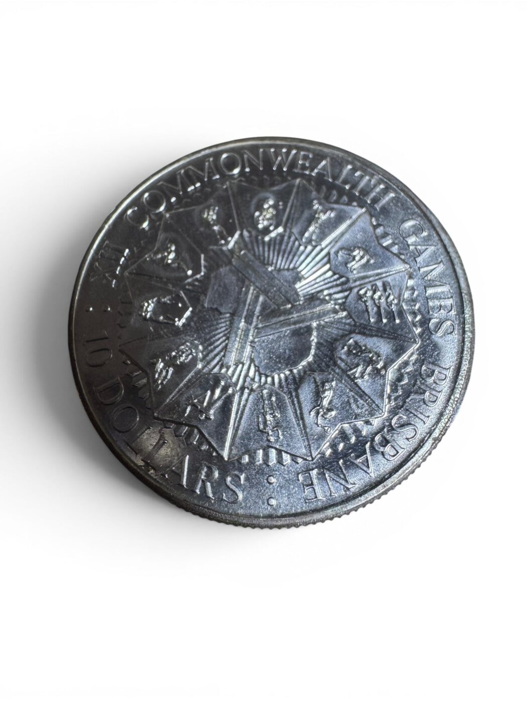 1982 $10 Silver Uncirculated Coin – XII Commonwealth Games Brisbane