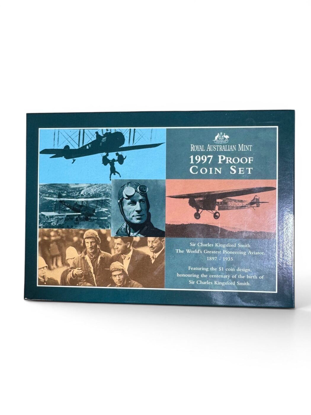 1997 Australian Proof Coin Set – Sir Charles Kingsford Smith Commemorative Edition