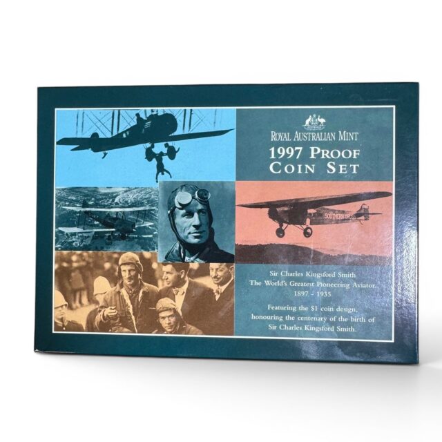 1997 Australian Proof Coin Set – Sir Charles Kingsford Smith Commemorative Edition