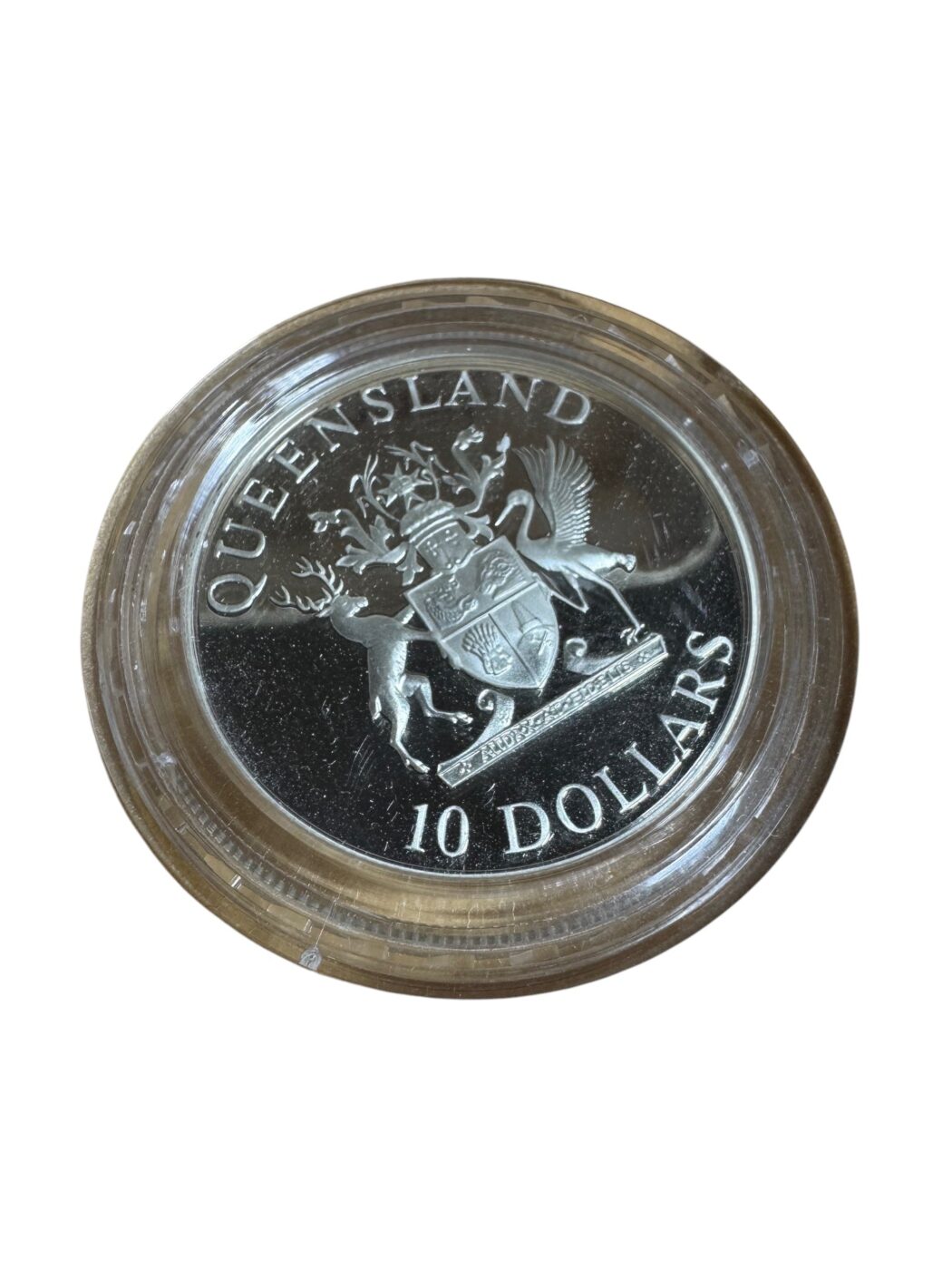 1989 $10 Silver Proof Coin – Queensland State Series