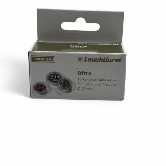 Lighthouse ULTRA Coin Capsules – 25mm (Fits Australian $1 Coins)